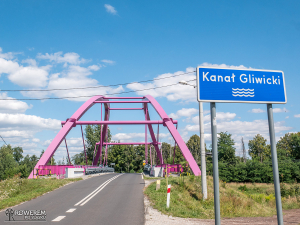 Most nad Kanałem Gliwickim w Pławniowicach