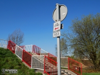 czerwony szlak rowerowy nr 103 w Katowicach