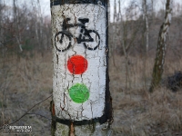 Oznaczenia szlaków rowerowych w Sosnowcu