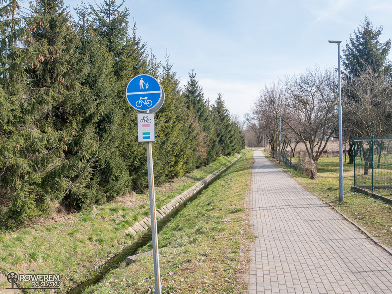 Droga dla pieszych i rowerów wzdłuż potoku Wilkowyjskiego