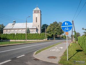 Droga dla pieszych i rowerów w Zabełkowie