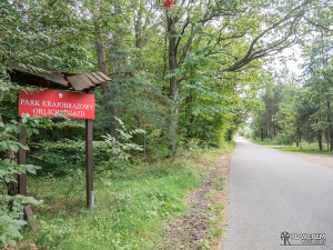Wjazd do Parku Krajobrazowego Orlich Gniazd