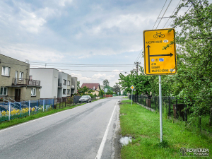 Oznakowanie Żelaznego Szlaku Rowerowego w Czechach