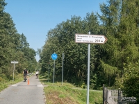 Żelazny Szlak Rowerowy - odcinek w Zebrzydowicach