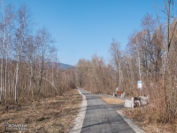 Cisiec - nowy asfaltowy odcinek trasy