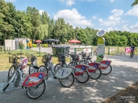 Stacja wypożyczalni roweroów - Dolina Trzech Stawów